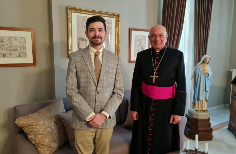 Audience at the Catholic Bishopric of Syros