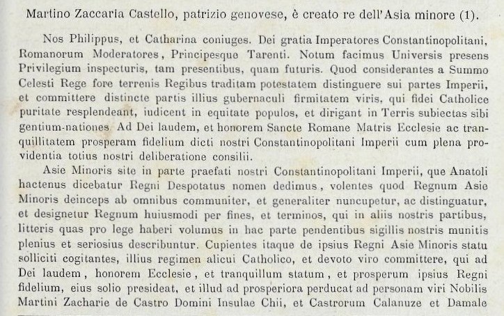 1325 Imperial Diploma and Juridical Status